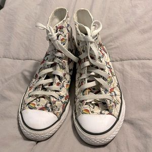 Converse Custom Chuck Taylor All Star Pride with Unicorns , size 3